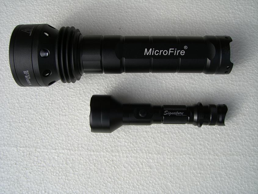 Microfire Warrior K3500 im Vergleich mit Lumapower Signature