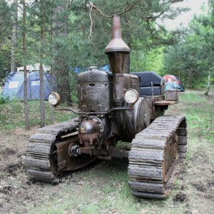 Lanz Bulldog auf Kette